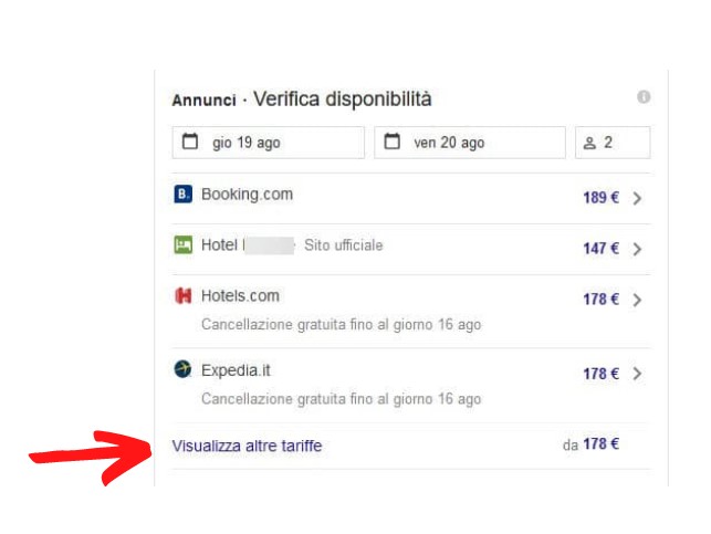 Free Booking Link Google Hotel Ads